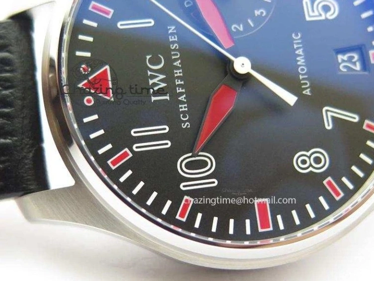 MIROTIME 1226 Big Pilot Real PR IW500433 “Muhammad Ali” ZF Best Edition On Black Leather Strap A UrbanChic 7294